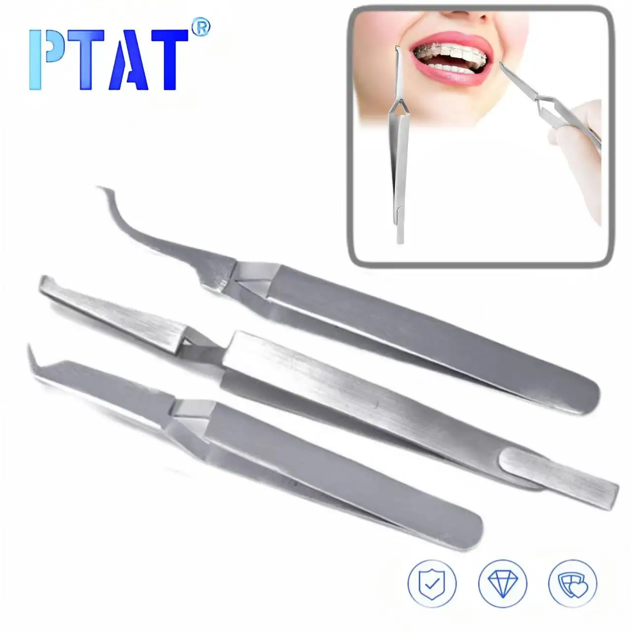 

1 шт./3 шт., ортодонтические скобы