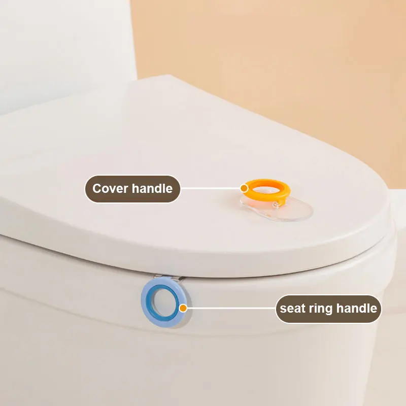 

WHYY Bathroom Toilet Cover Seat Ring Cover Lifter Sanitary Handle Lifter Flip Handle Bathroom Shower for Household Accessories