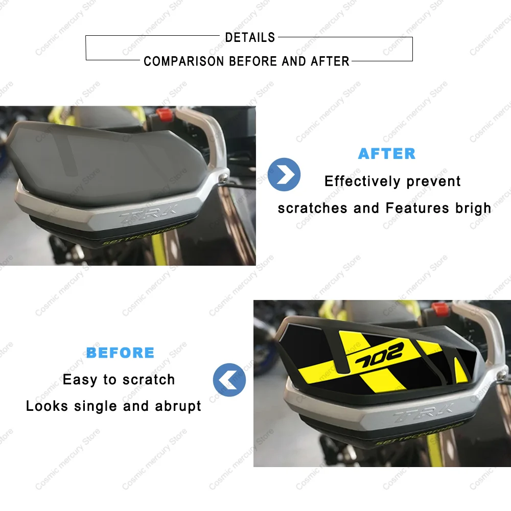 3D гелевая эпоксидная наклейка аксессуары для мотоциклов ручки комплект наклеек