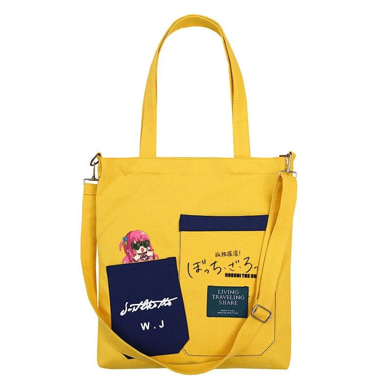 

Bocchi The Rock Canvas Women's School Messenger Bags Ladies Handbag Large Capacity Casual Shoulder Bags