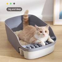 pet indoor supplies new portable dog toilet plastic double layer dog pad training cat puppy pee toilet cat litter box cat tray