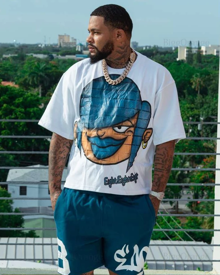 Футболка женская оверсайз в стиле Харадзюку с принтом сестры деррец большой