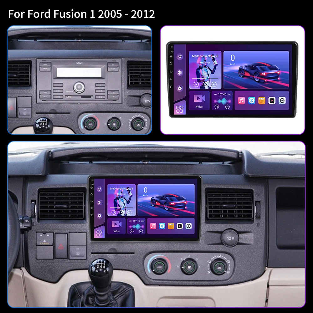 Фото Android 16 авто автомобильный радиоприемник мультимедийный плеер для Ford Fusion1 2005-2012 GPS-навигация 4G Carplay стерео DSP Android автоплеер №2