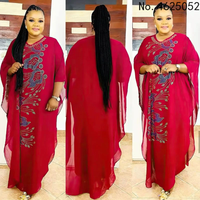 

Африканская одежда для женщин, летние африканские женские белые синие комплекты из трех предметов, платье, внутренняя одежда и брюки, африк...