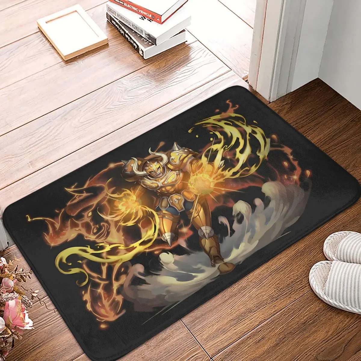 

Aldebaran Taurus Saint Seiya Knights of the Zodiac Anime Non-Slip Carpet Doormat Bathroom Mat Entrance Door Decoration Rug