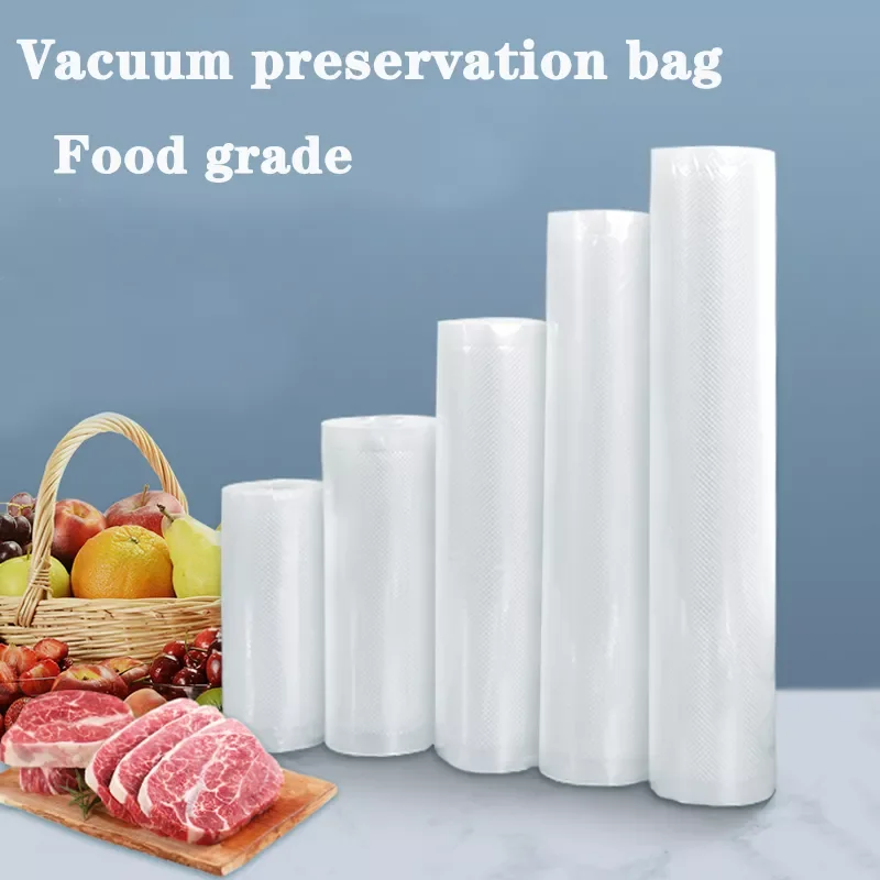

Пищевые вакуумные пакеты для хранения, рулоны для вакуумного упаковщика 12/15/20/25/30*500 см, кухонные упаковочные рулоны, коммерческие пищевые па...