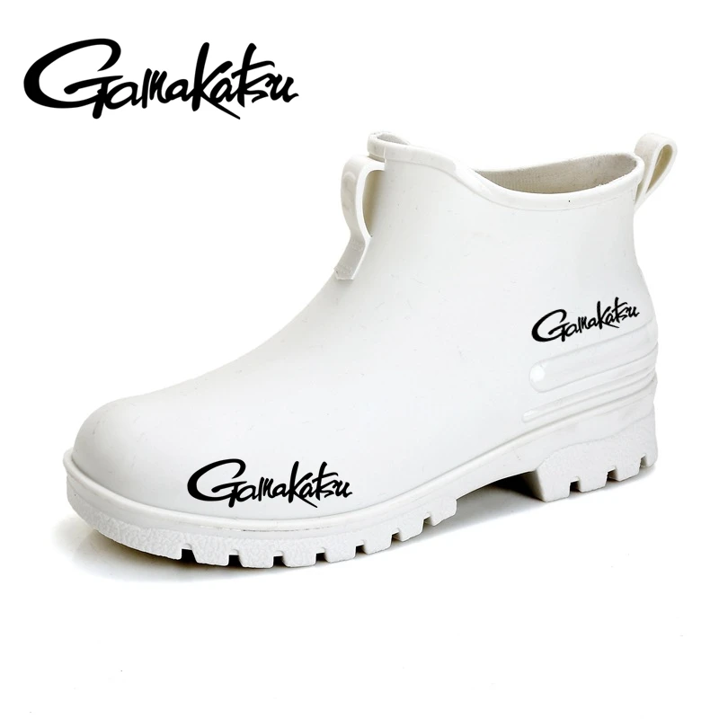 

Fishing Shoes Waterproof Rain Boots Ankle Fishing Car Wash Water Shoes PVC Male Winter Fashion Outdoor Flat Non-slip Comfortable