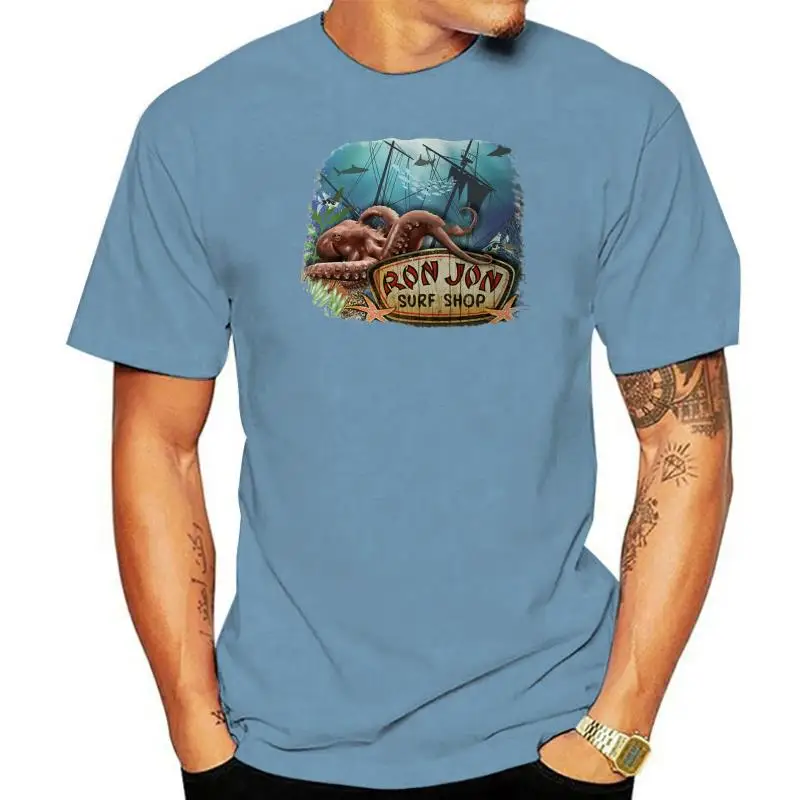 

New Ron Jon Surf Shop T-Shirt Summer 2022 Octopuses White Color Size USA