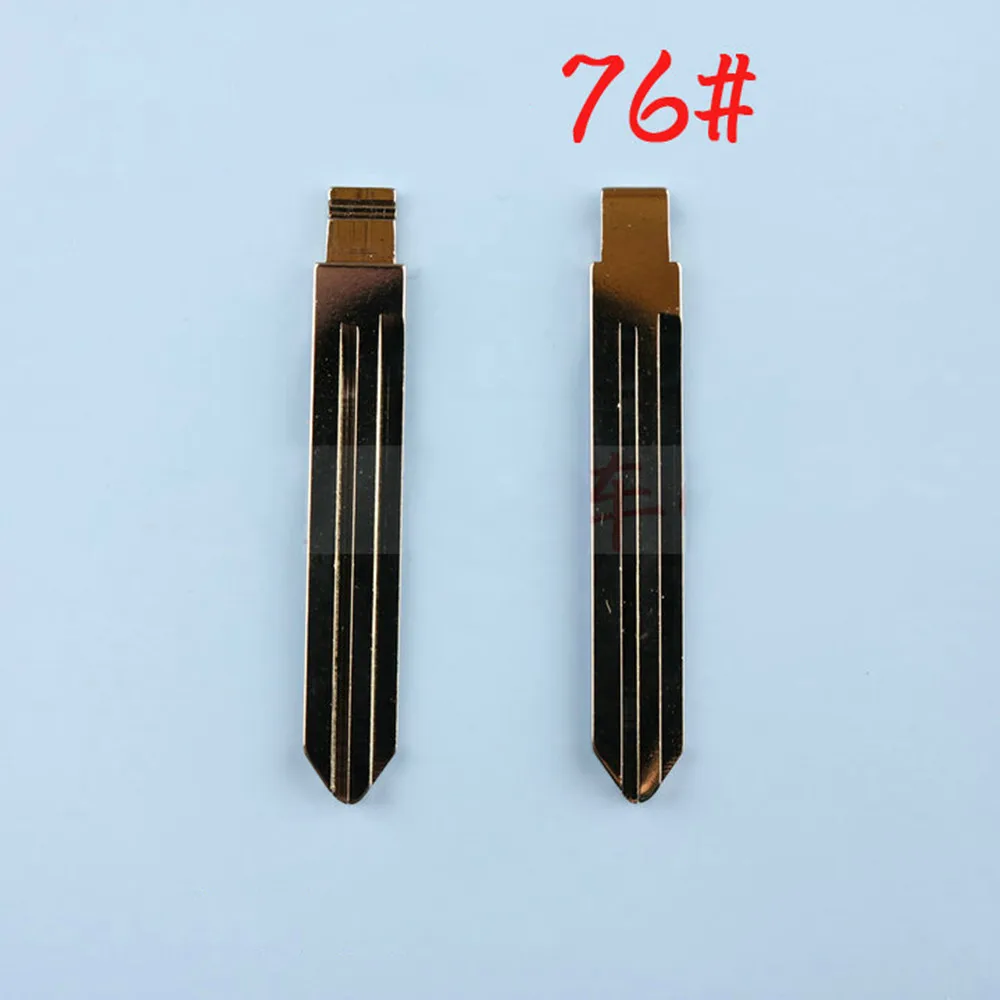 

Складной автомобильный ключ Keychannel 10 шт./лот #76, необработанный Автомобильный откидной пульт дистанционного управления для KEYDIY KD VVDI Xhorse для JAC, слесарный инструмент