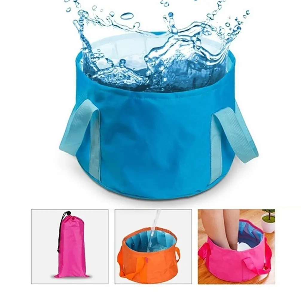 Collapsible Foot Soaking Bath Basin Bag With Handles For Kid