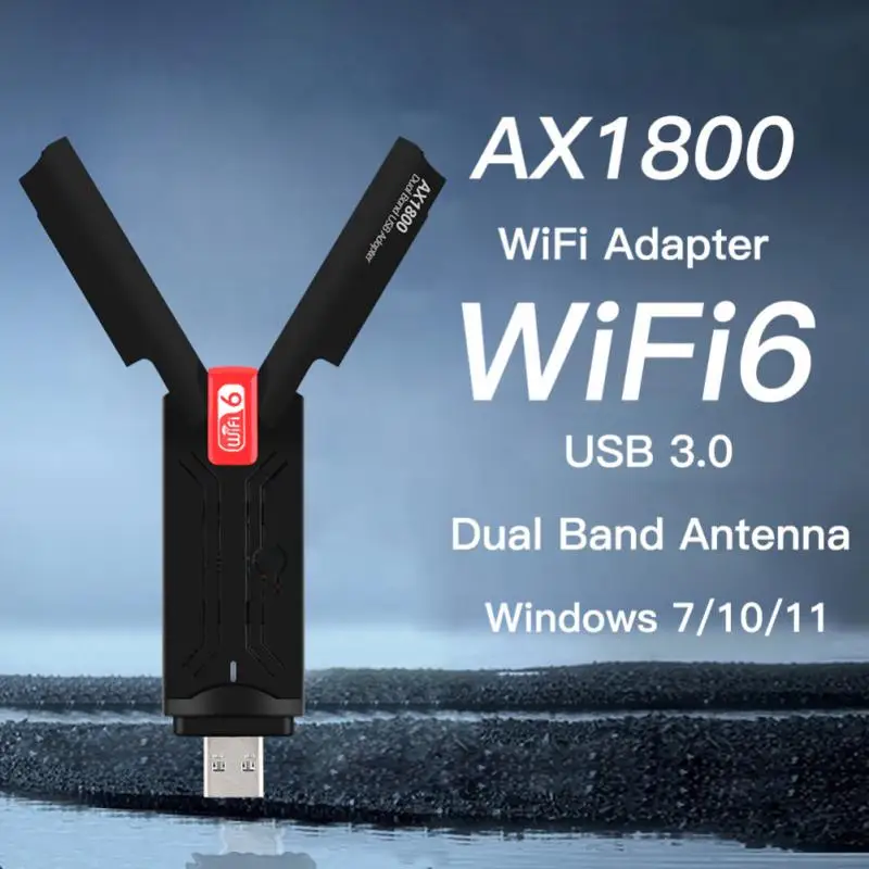

Беспроводной USB Wi-Fi адаптер 1800 Мбит/с, 2,4 ГГц/5,8 ГГц