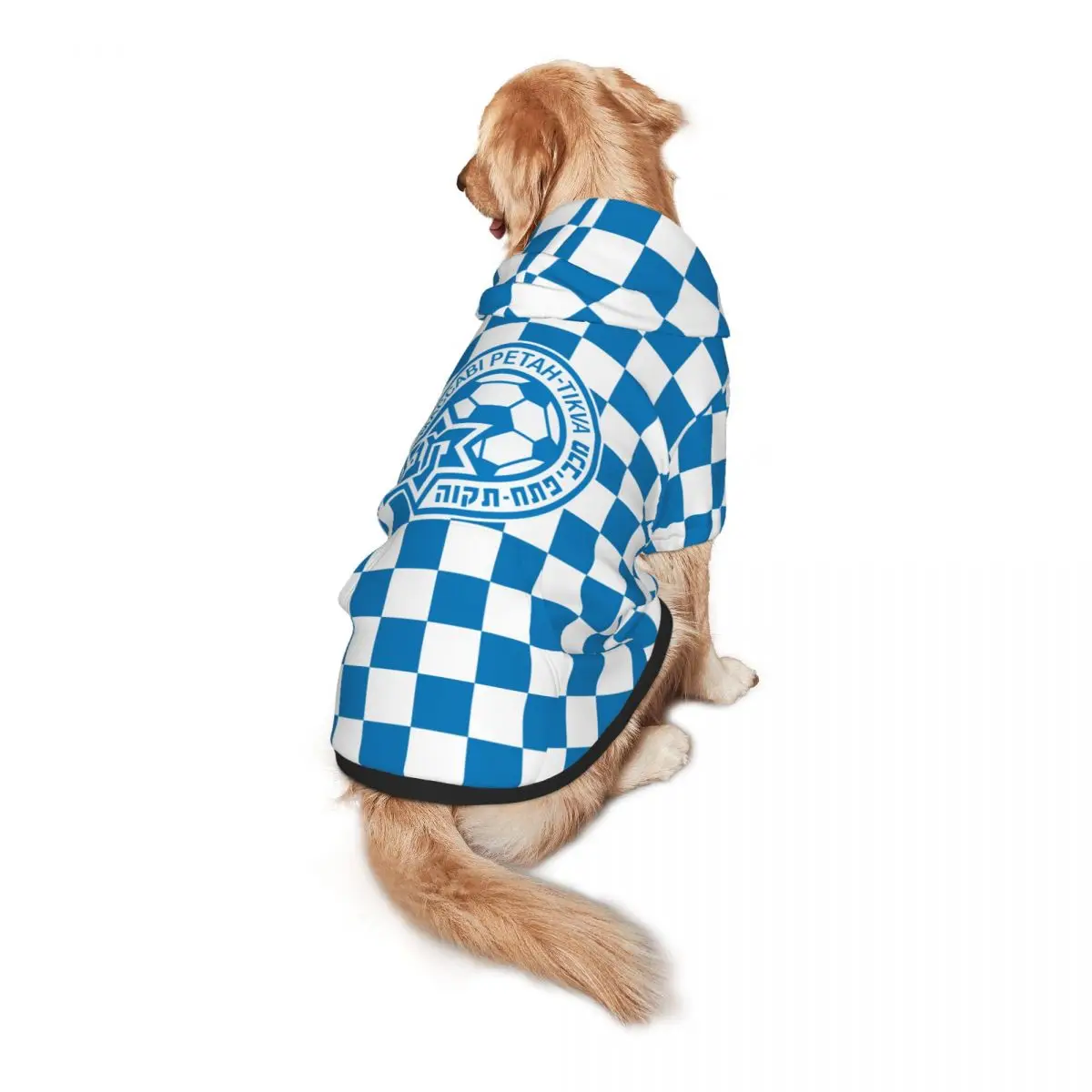 

Israel Maccabi Petah Tikva Fc Medium and Large Pet Dog Wear Hoodies Puppy Costume Winter Cloth Sweaters Sweatshirts Hoodie