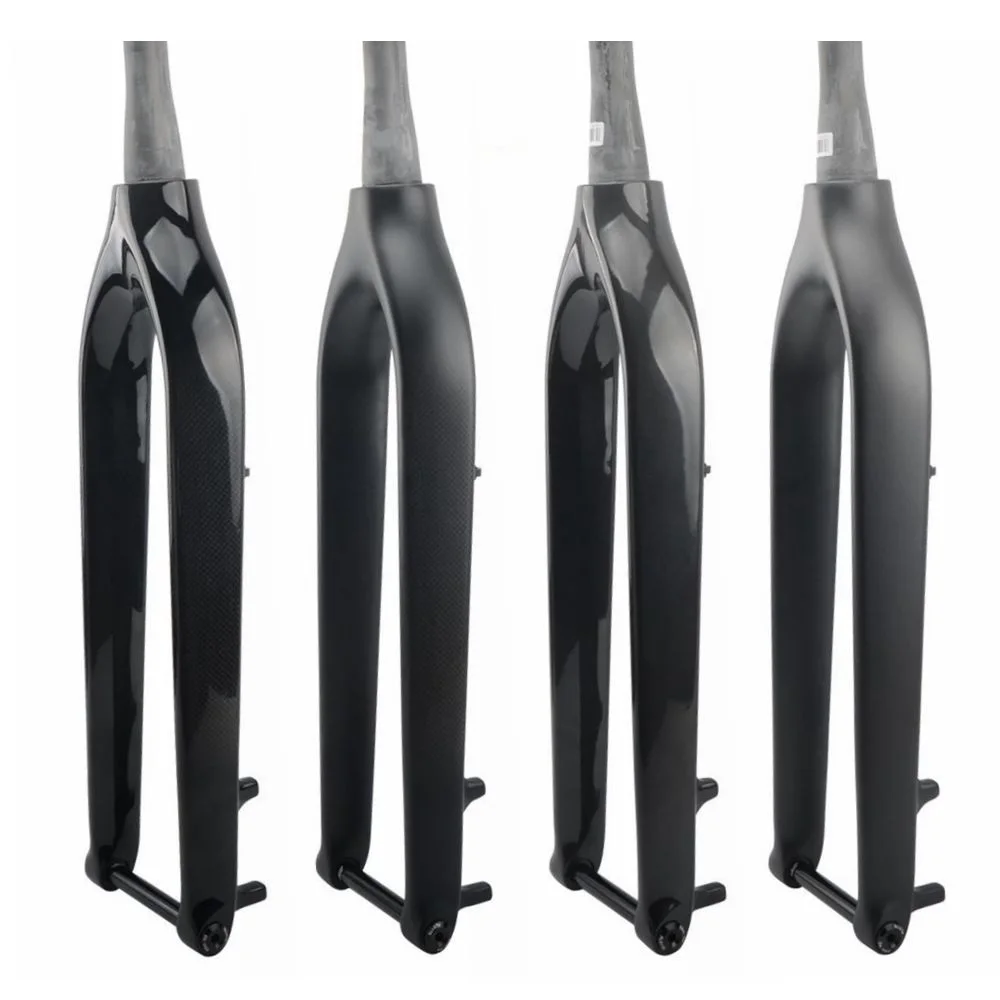 

T800 Carbon Fiber Bicycle Mountain Fork Bike MTB Front Fork Cycling Parts Tapered 1-1/2" to 1-1/8" 29er Thru Axle 15*100mm