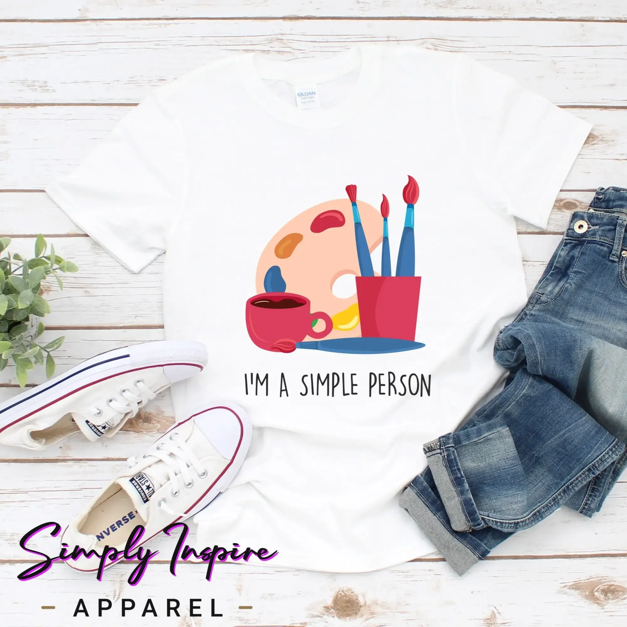 Футболка учителя искусства Я просто Peron S для любителей живописи художников