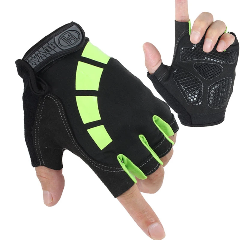 

Summer New Cycling Anti-slip Anti-sweat Men Women Half-Finger Gloves Breathable Anti-shock Sports Gloves Bike Bicycle Gloves