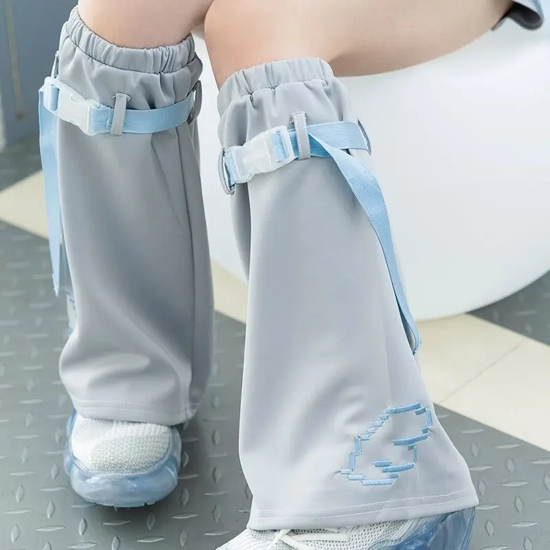 

Japanese Y2k Flared Leg Warmers Lolita Long Socks Women Gothic Calf Socks Thin Over Knee Socks Kawaii Fashion