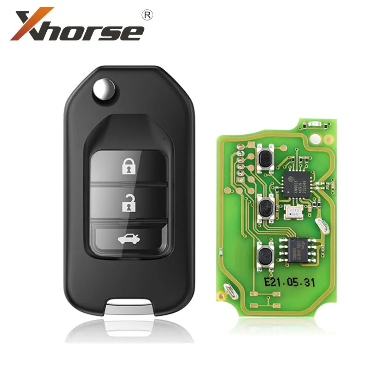 

Xhorse VVDI2 XKHO00EN for Honda Type X004 Universal Remote Key 3 Buttons X004 Wire Remote Key 5pcs/lot