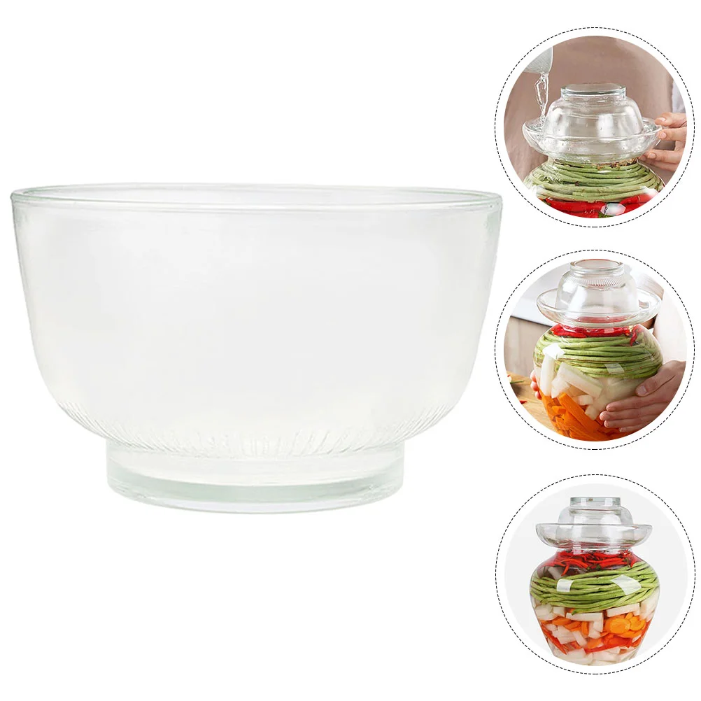 

Earthen Jar Lid Food Container Sealing Pickle Glass Cover Covers Supplies Sealer Lids