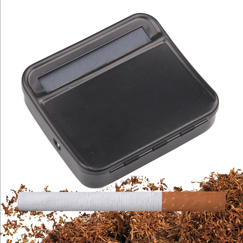 

70mm Manual Cigarette Maker Rolling Box Automatic DIY Metal Tobacco Roller Cigarette Case For Smoking Accessories