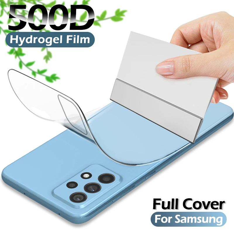 

Hydrogel Film Screen Protector For Samsung Galaxy S21 Ultra S20 FE S10 Plus Note 20 10 Lite A72 A71 A70 A52 A51 A50 A32 A21S A12