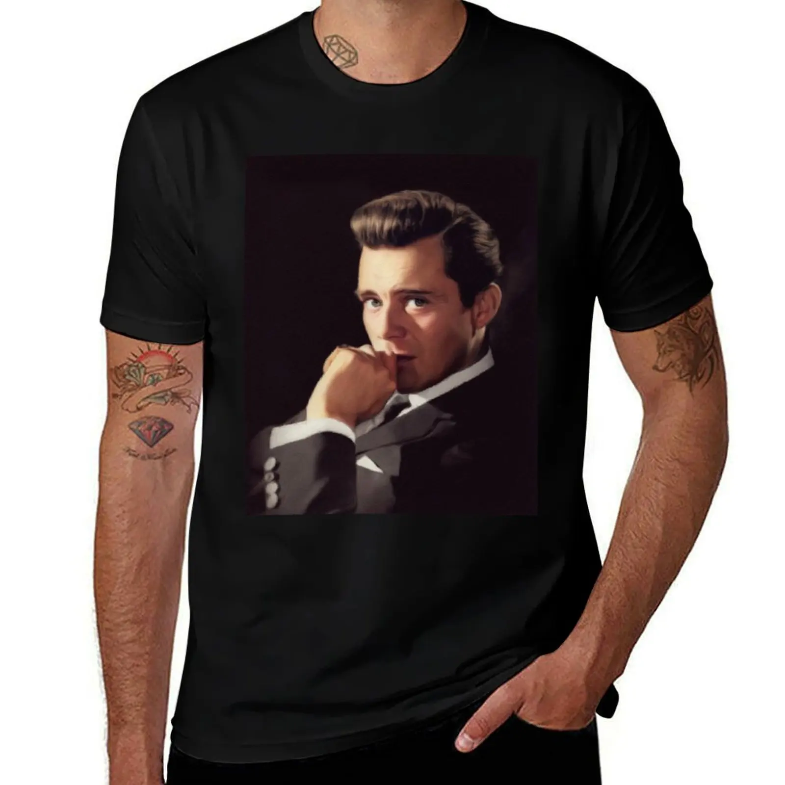 Фото Футболка Dirk Bogarde, Movie Legend, уличный стиль, большие размеры №1