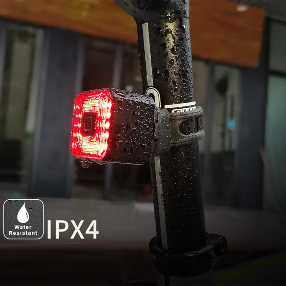 

MTB Bike Taillight Road Bike Warning Light USB Charging Waterproof Riding Light Intelligent Sensor Tail Lamp High-brightness