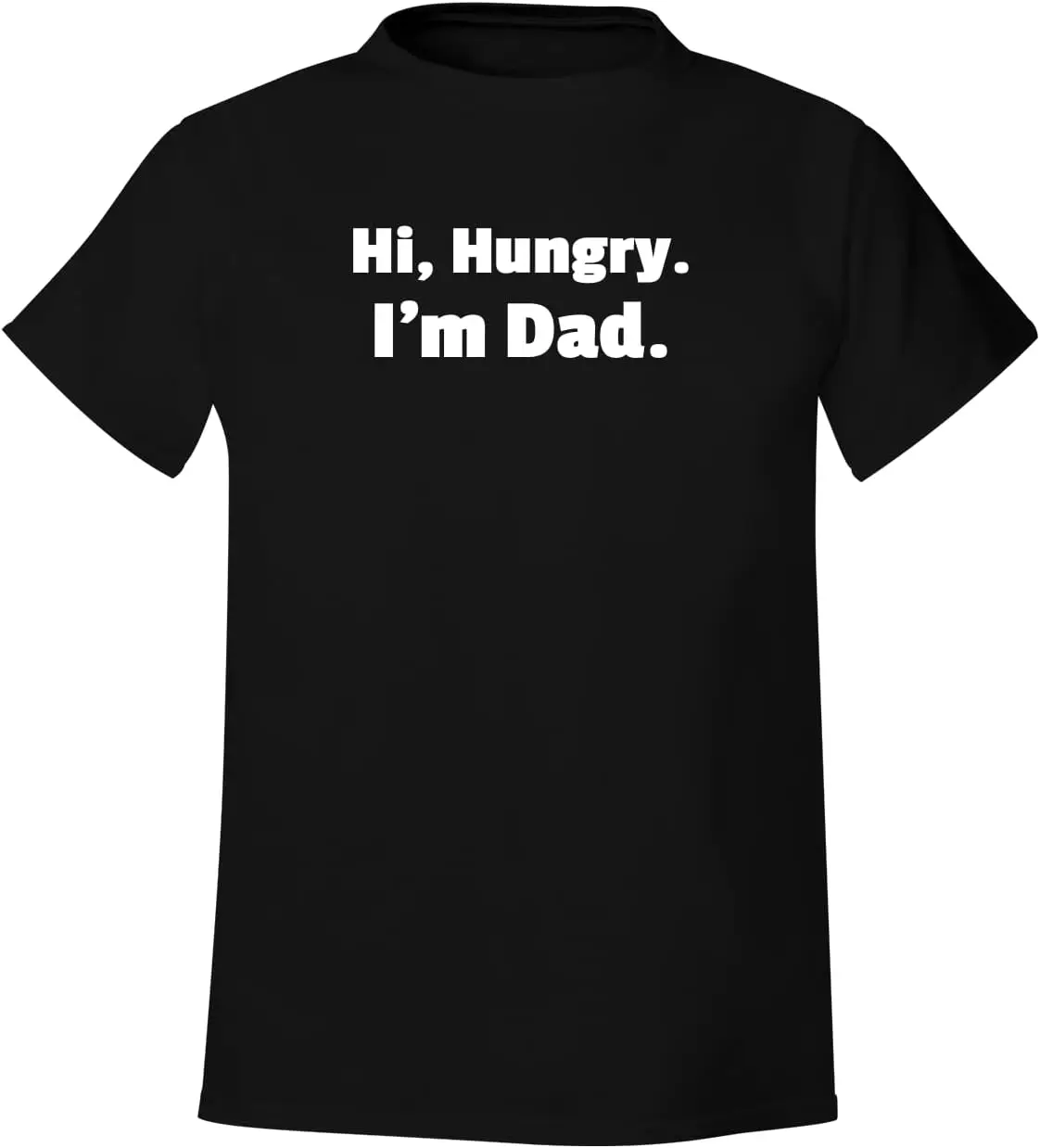 BH Cool Designs Привет Голодный. Я папа. - Мужская мягкая и удобная футболка CP05 черная