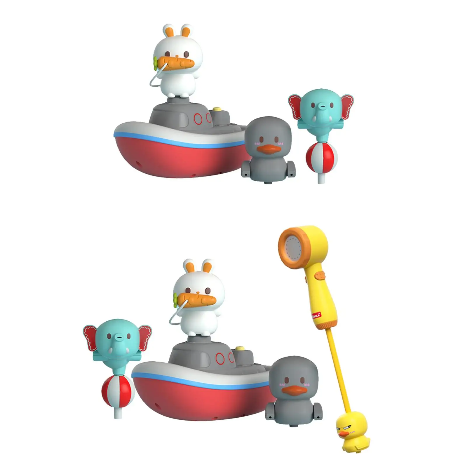 

Water Pump with Hand Shower, Kids Bath Toy, Water Toy, Portable Duck Bath Toy, Sprinkler Toy Water Spraying toy Bath Toys