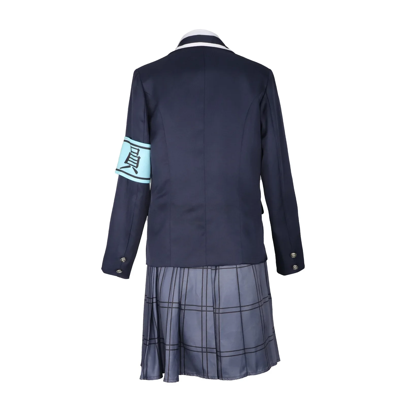 Женская униформа JK с голубым архивом Cos Okusora Ayane школьная Униформа Рубашка галстук