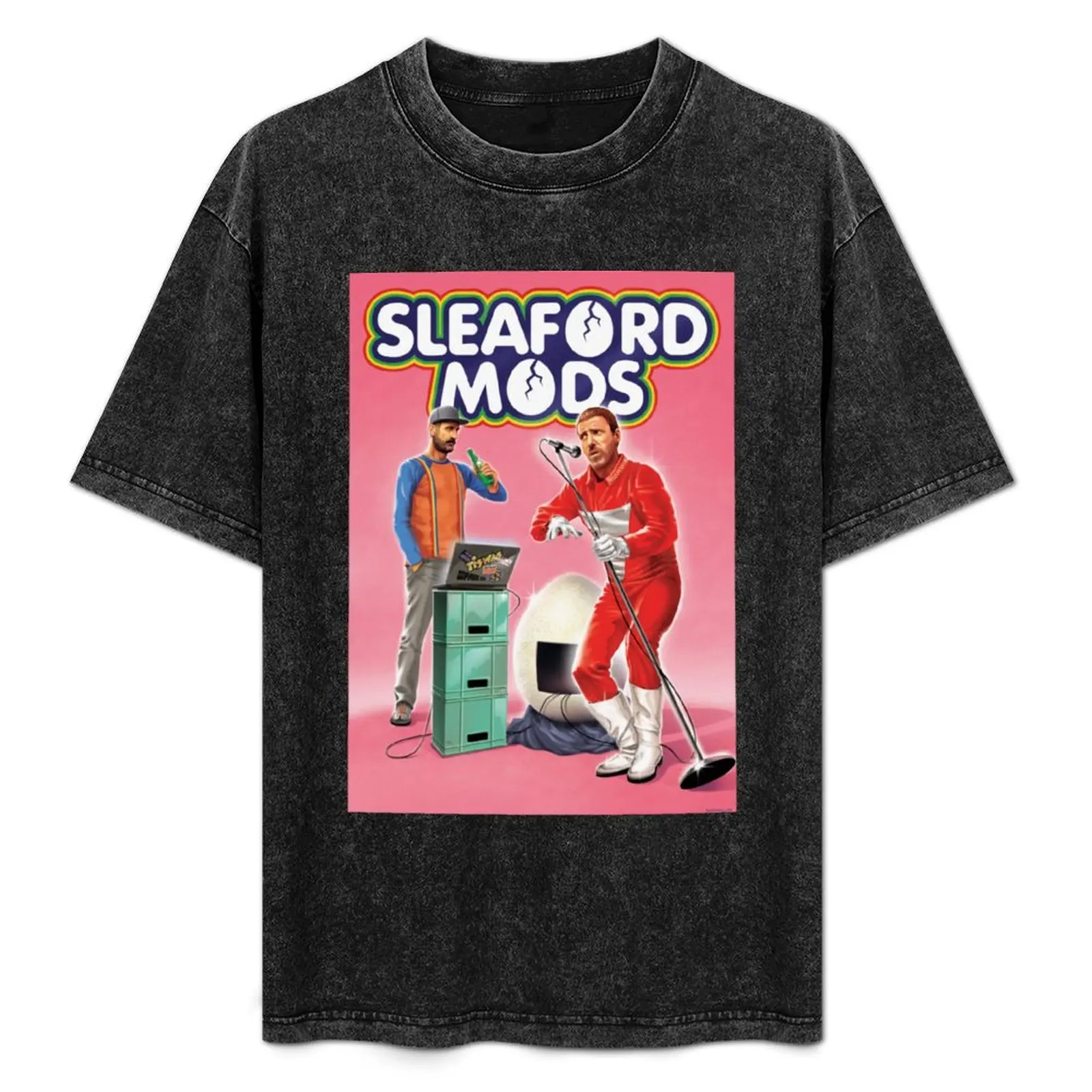 Футболка Sleaford Mods _Mork n Mindy_ топы фигурки аниме мужские футболки с рисунком