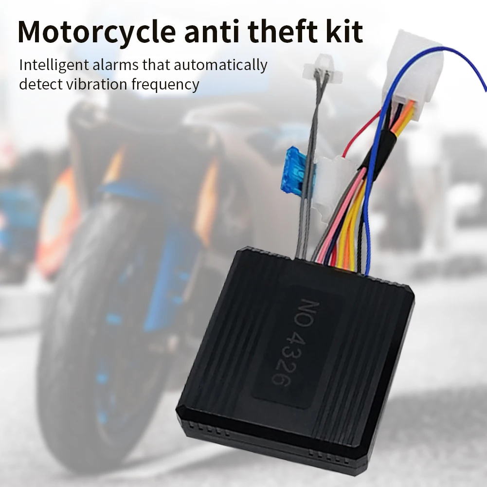 

12V Car Security Alarm System 1-Way Motorcycle Anti Theft Kit Automatic Burglar Alarm Keyless Entry Siren Motorbike Alarm System