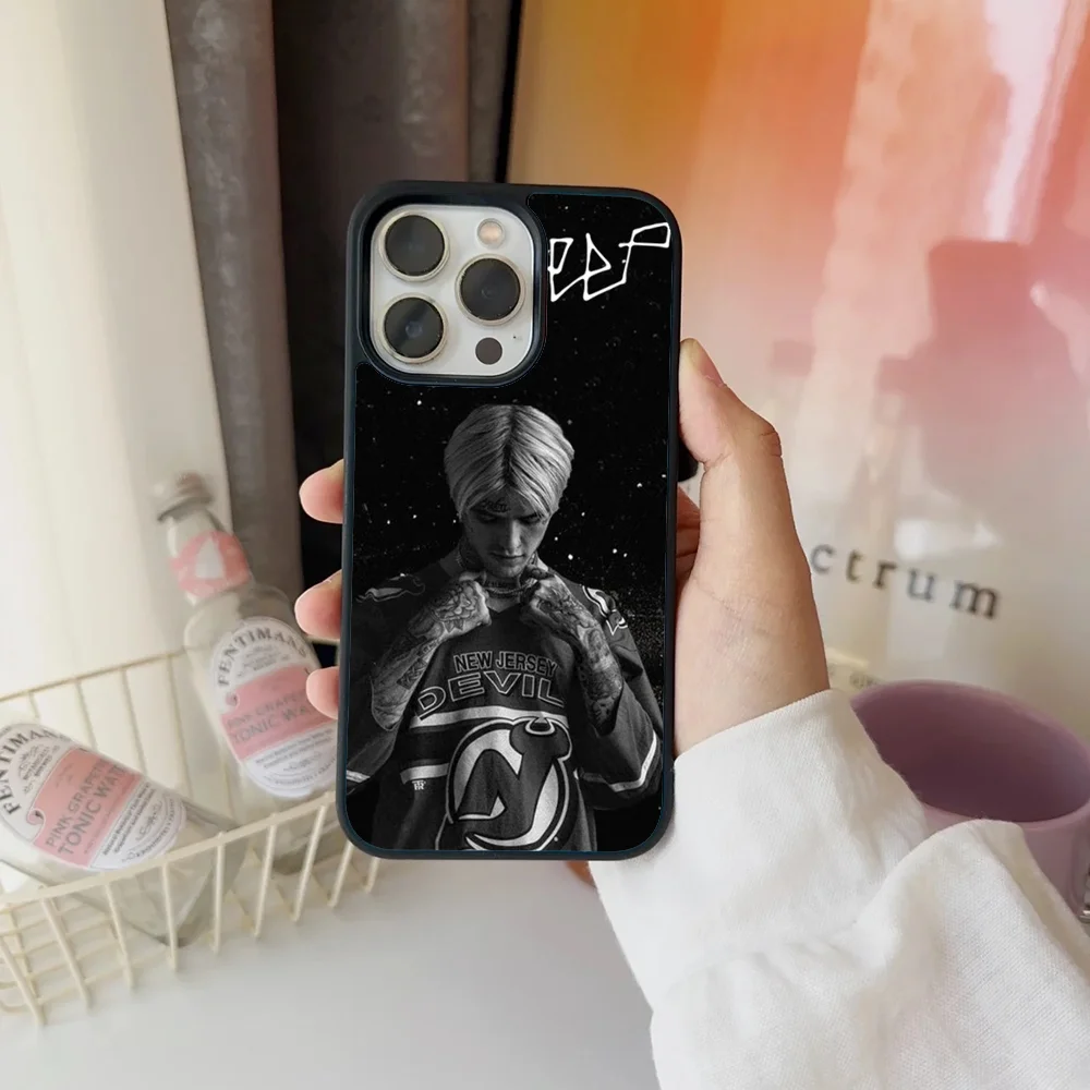 Чехол для телефона Lil Peep IPhone 11 12 13 14 15 16 Pro Max зеркальный акриловый чехол из ТПУ ПК