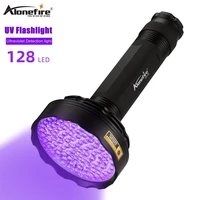 alonefire sv128 led uv flashlight 128 led 395nm ultraviolet torch blacklight detector for dry pets urine stain