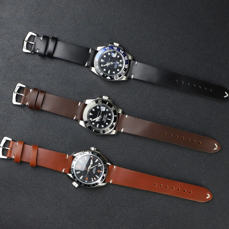 

Ремешок из натуральной кожи для часов Longines Tissot Citizen Watch Band Tudor IWC Seiko, 18 мм 19 мм 20 мм 21 мм 22 мм 24 мм