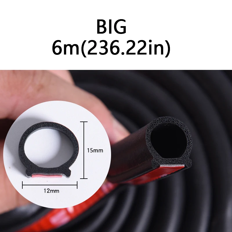 

Резиновые уплотнительные ленты для дверей автомобиля, большой D-образный шумоизоляционный уплотнитель, резиновые ленты для авто, грузовика, двери, окна, уплотнитель