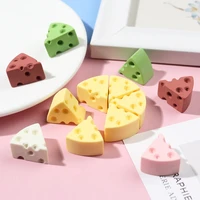 100pcslot candy color simulation cheese flatback resin cabochons scrapbooking food diy jewelry craft decoration accessory
