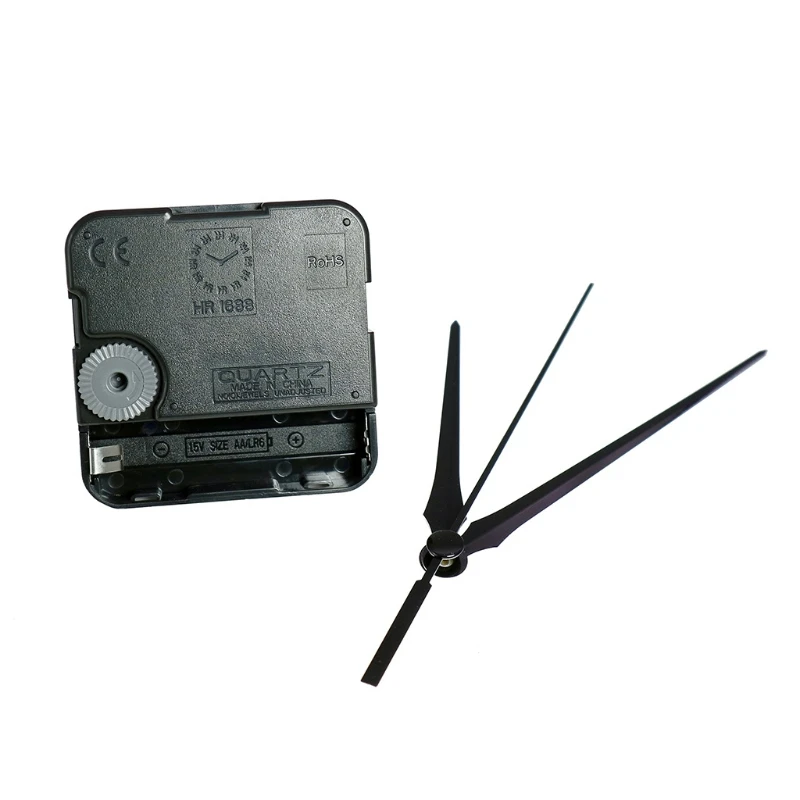 Quartz Clock Movement with Hands Shaft Length 0.57'' Thread Height 0.26 Inches |