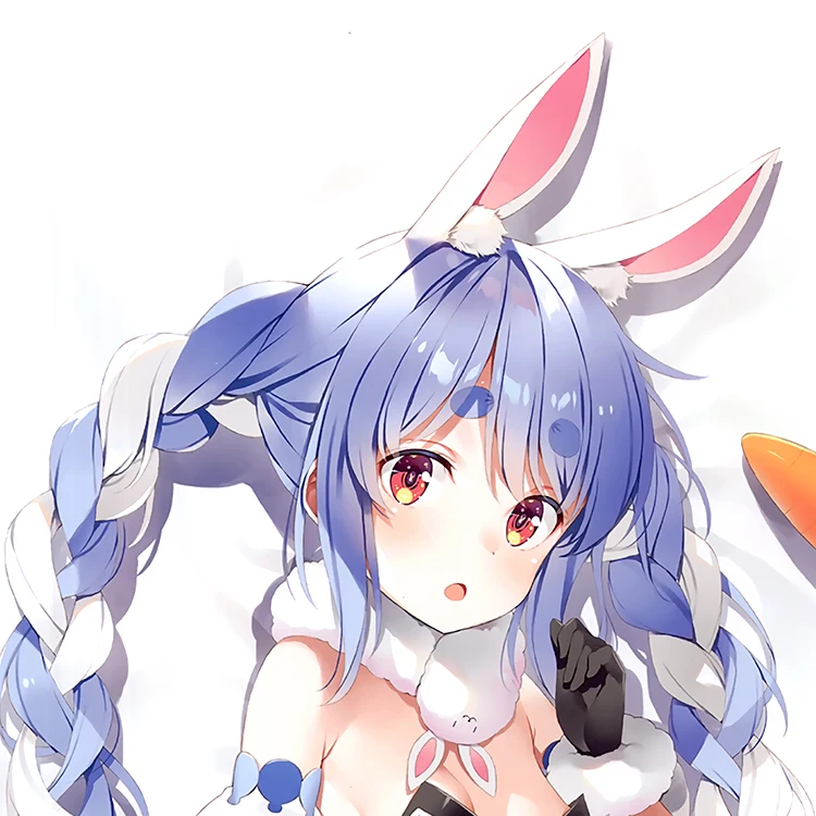 

Anime Hololive VTuber Usada Pekora Cosplay Dakimakura Hug Body Pillow Case Otaku Cushion Cover Kawaii High Quality Gift