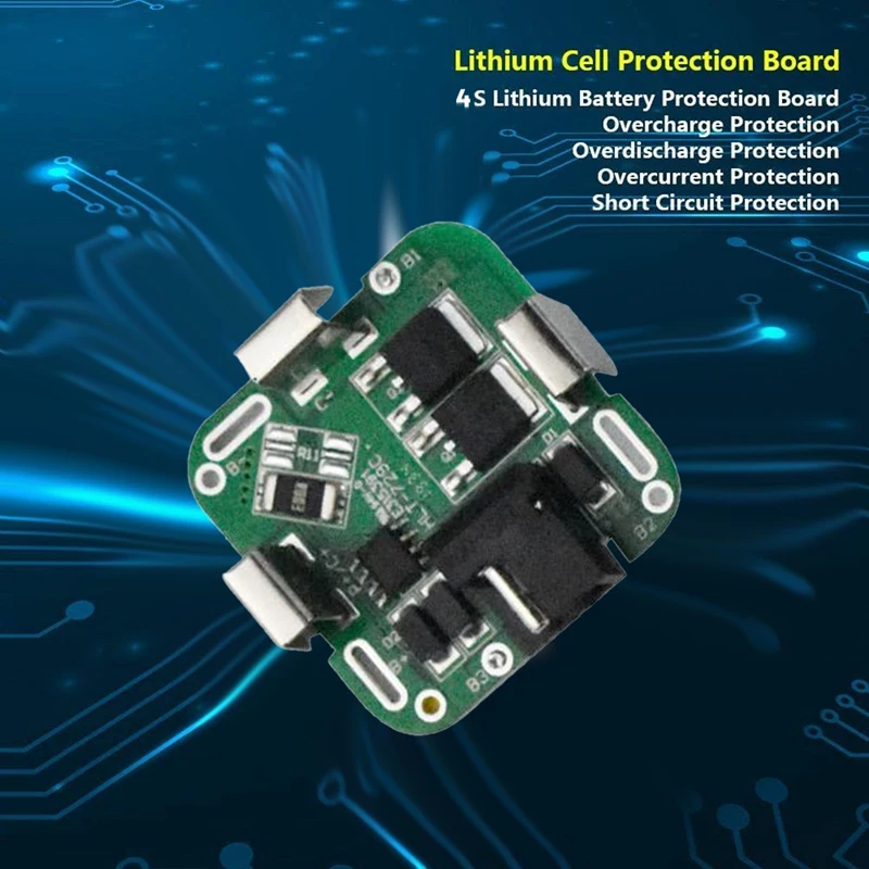 

HLT-729C 4S 10A Ternary Lithium Battery Protection Board Charge And Discharge 10A Temperature Control For Power Tools