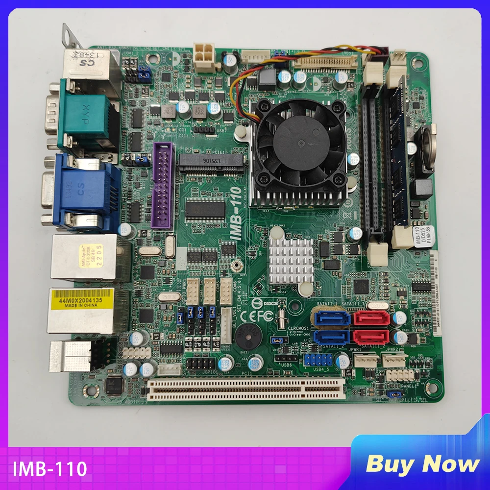 

IMB-110 Industrial Control Motherboard Dual Network Port With CPU