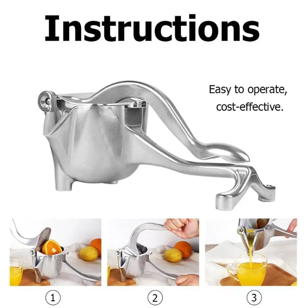 

Aluminum Alloy Manual Juice Squeezer Hand Pressure Juicer Pomegranate Orange Lemon Sugar Cane Juice Kitchen Fruit Tool