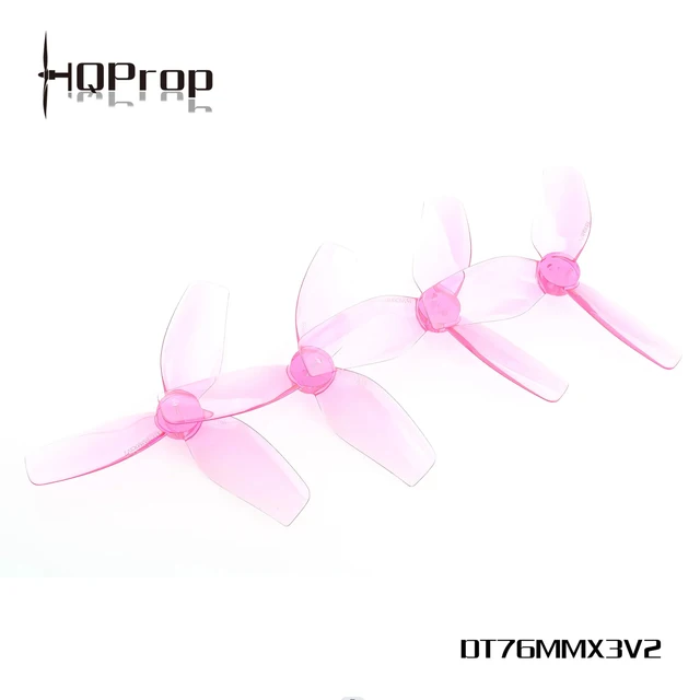 HQProp T76MMX3V2 3-Blade Pink Propeller