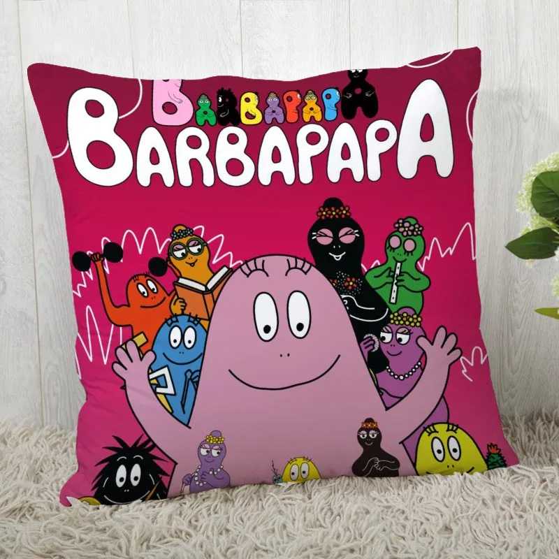 

Подушка барбапапа чехол для подушки на заказ, современный домашний декоративный чехол для подушки для гостиной, 40x40 см, 45x45 см