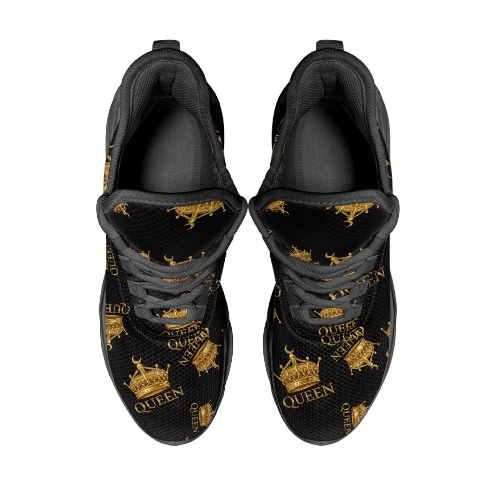 Фото Мужские кроссовки PENSTROLL Gold Queen Crown, сетчатые, с мягкой амортизирующей подошвой из ЭВА, для ходьбы и спортивных тренировок. №2