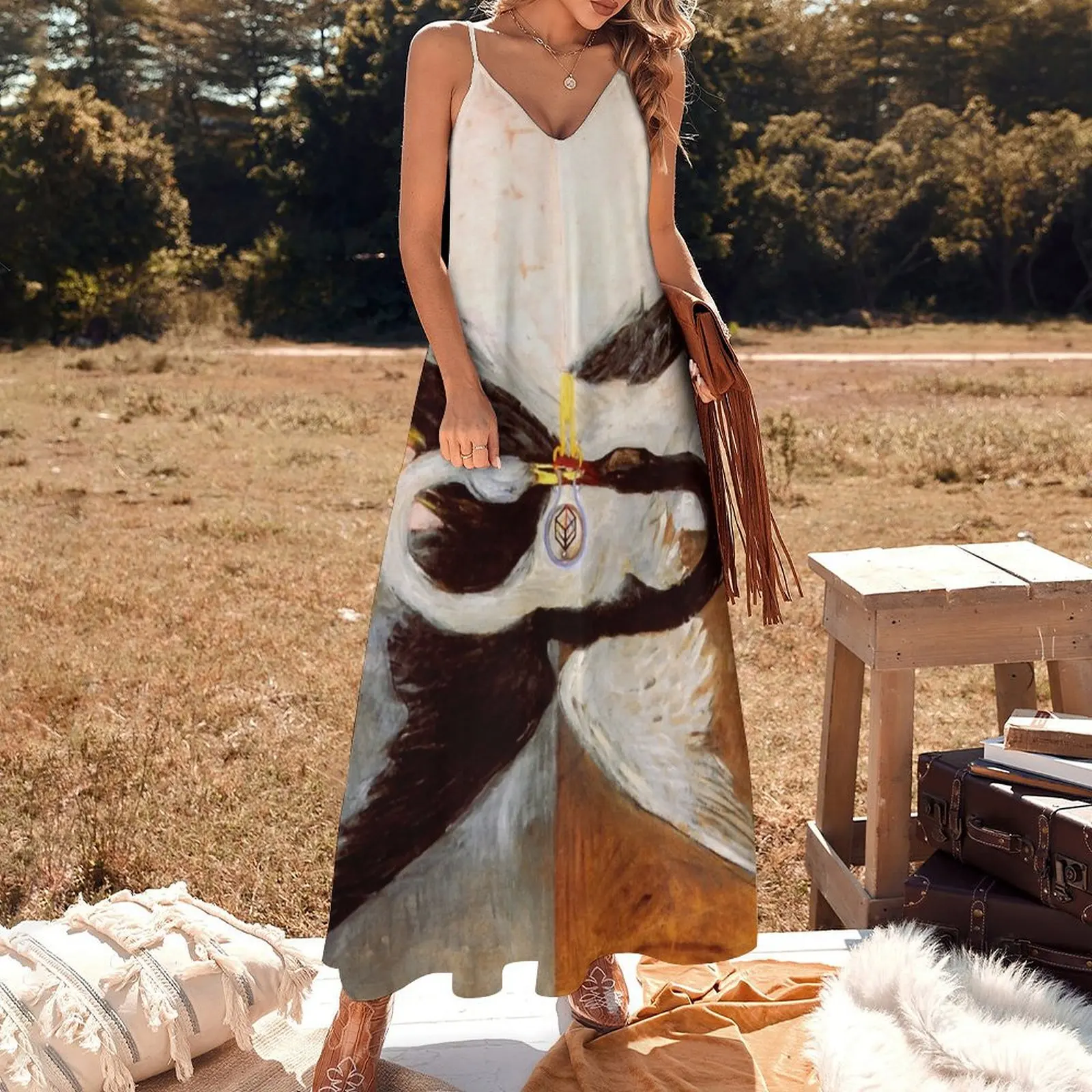 Хилма а Клинт Лебедь No. 24 Группа IX-SUW 1965. Платье без рукавов. Женские летние платья.