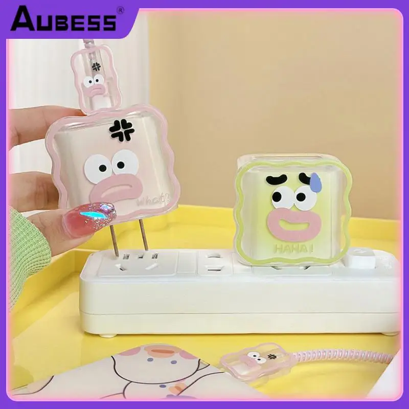 

Usb Data Cable Protection Sleeve Wear Resistance Various Styles Can Be Selected Charger Head Protecto Durable Phone Charger Head