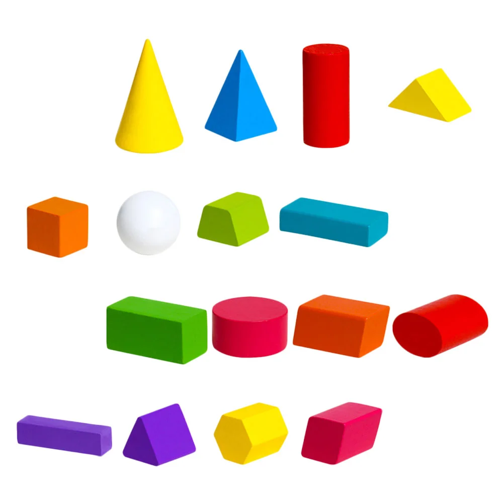 Строительные блоки с твердой геометрией набор учебных пособий по математике