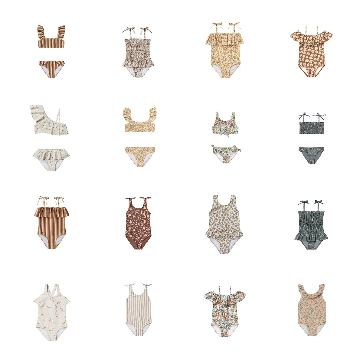 

2022 summer new RC same swimsuit girls one-piece sling swimsuit