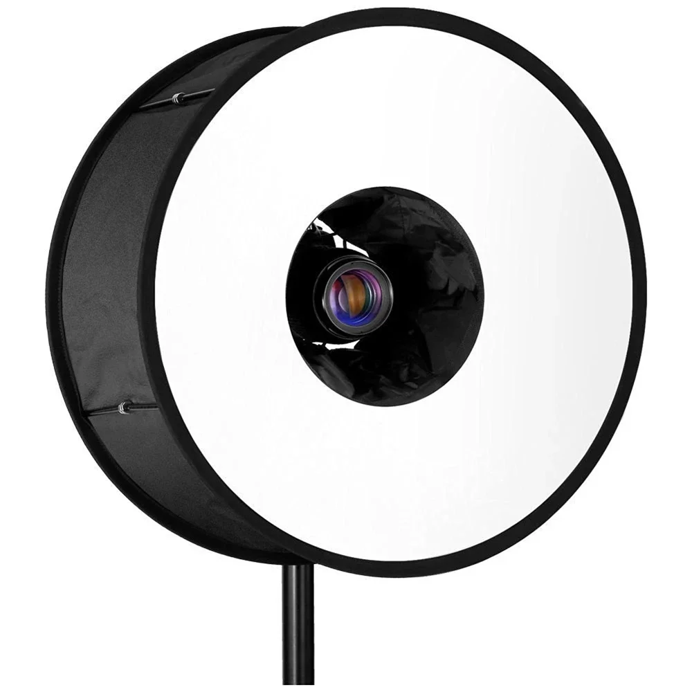 Фотовспышка кольцевой софтбокс для вспышки SpeedLite складной диаметром 45 см 18