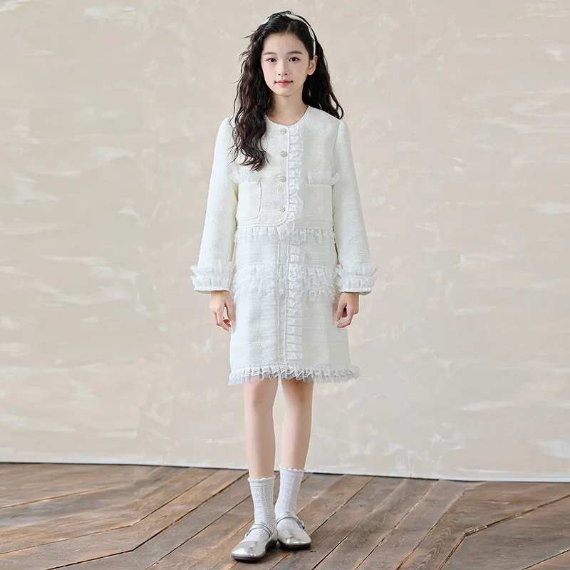 Детские комплекты одежды для девочек осенне-весеннее платье принцессы